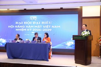 TS.BSCKII LÊ TRUNG CHÁNH - GIÁM ĐỐC BỆNH VIỆN RĂNG HÀM MẶT TRUNG ƯƠNG TP. HỒ CHÍ MINH ĐẮC CỬ CHỦ TỊCH  HỘI RĂNG HÀM MẶT VIỆT NAM (VOSA) NHIỆM KỲ 2026 - 2029
