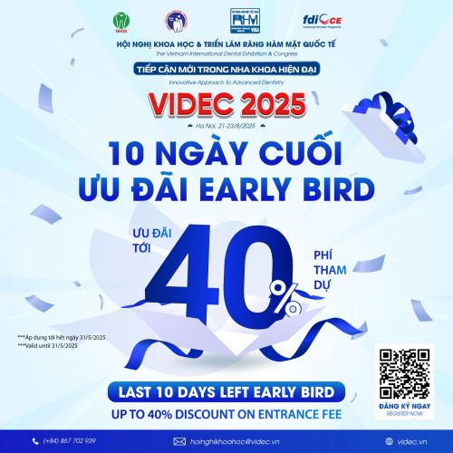 Chỉ còn 10 ngày cuối cùng: Ưu đãi Early Bird VIDEC 2025 sắp kết thúc!