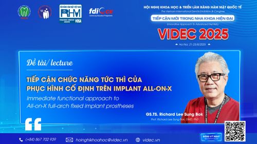 GS.TS. Richard Lee Sung Bok – Chuyên gia đầu ngành phục hình implant toàn hàm tại VIDEC 2025