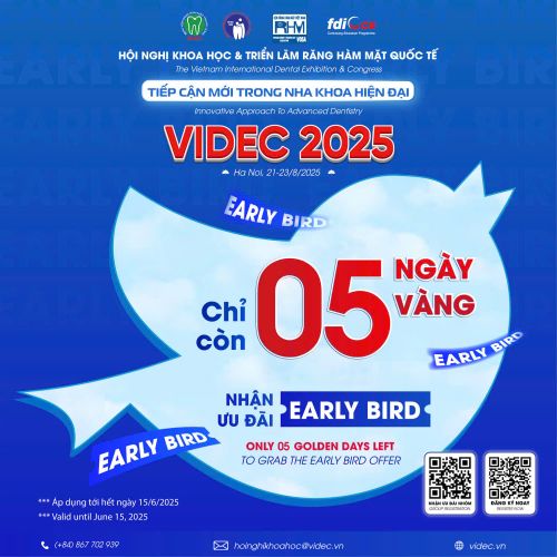 5 ngày vàng nhận ưu đãi Early Bird VIDEC 2025 tới 60% phí tham dự