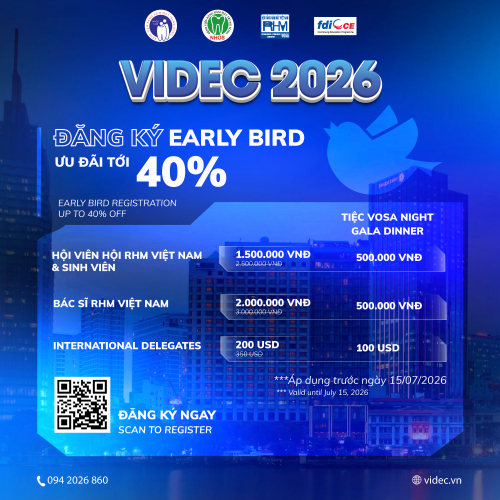 Mở đăng ký Early Bird VIDEC 2026: Ưu đãi lên đến 40% dành cho người đăng ký sớm